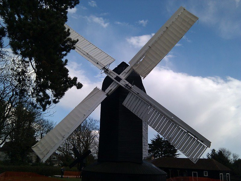 High Salvington Post Mill front view
